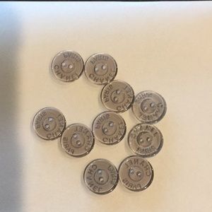 Chanel buttons